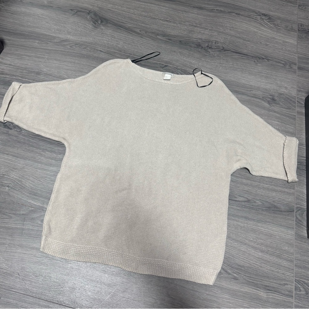 Elegant Beige Women's Sweater